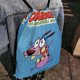 thumbnail image 4 of Coraje, el Perro Cobarde Mochila de Cuerdas para Deportes y Gimnasio, Bolsa de Cuerdas Resistente al Agua, Bolsa Cinch, 30×40cm, 4 of 6
