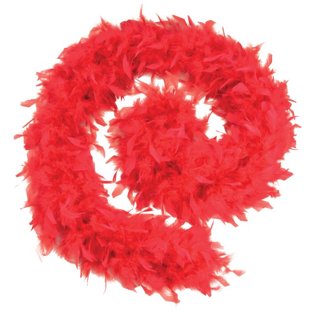 Bristol Novelty - Boa de plumas de precio económico para disfraz (Rojo)