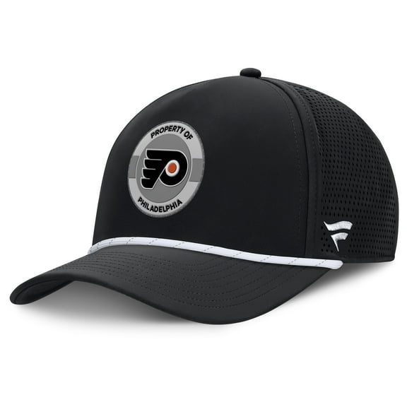 Men's Fanatics Black Philadelphia Flyers Authentic Pro Rink Adjustable Hat