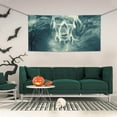 thumbnail image 2 of Pofeuu Scary Moon And Clouds Print Colorful Yard Festival Banner Sign Party Outdoor & Indoor Party Decoration Banne Festival Yard Sign-Medium, 2 of 8