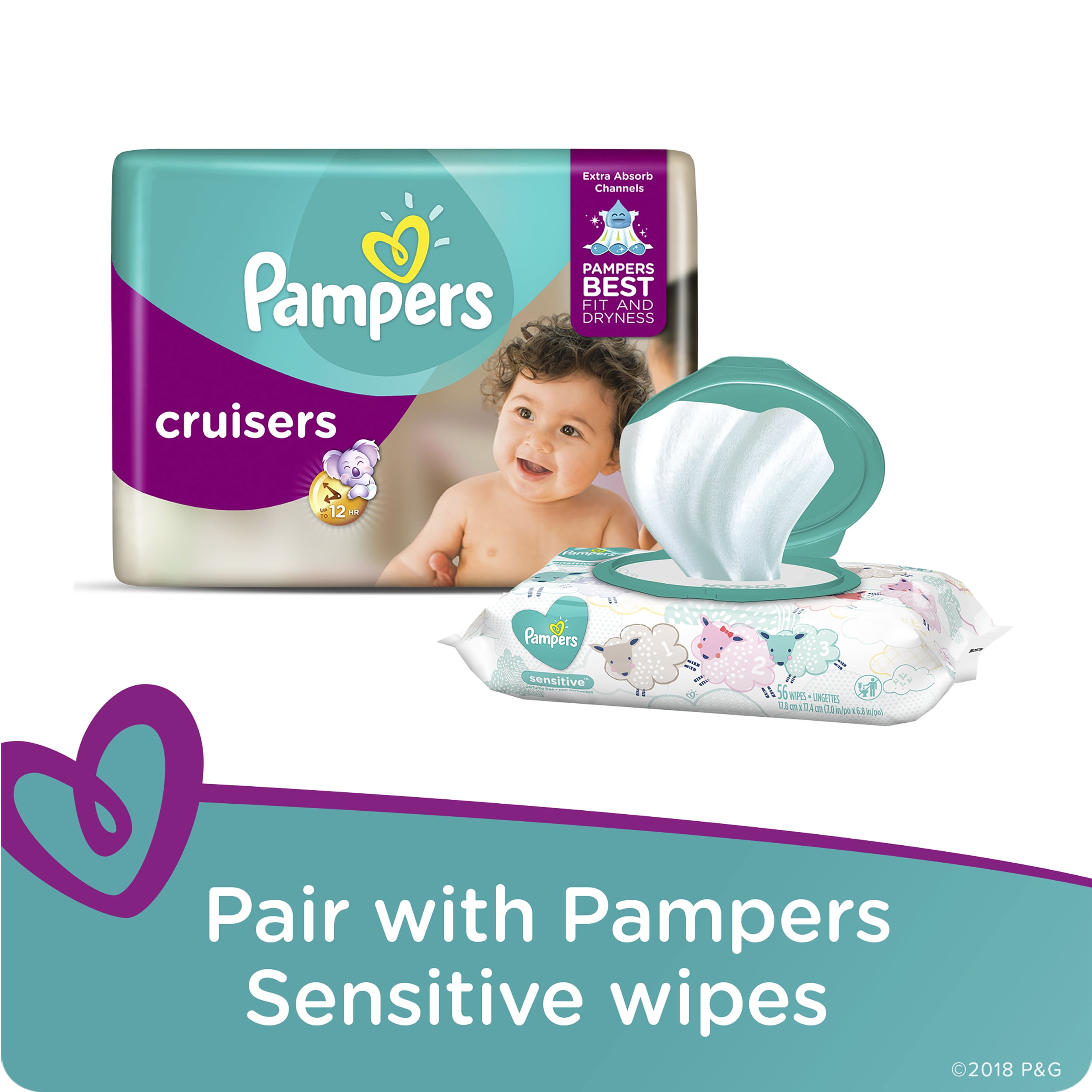 pampers cruisers size 7 walmart