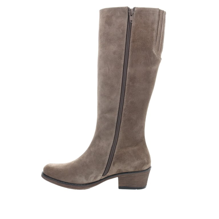 Propét Women's Rider Knee High Boot - Suede, Inside Zip, 1.75 Inch Heel | Comfortable Tall Boots
