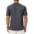 thumbnail image 5 of Satingcolo T Shirts for Man Short Sleeve Crew Neck T Shirts for Men Plain Tshirts Quick Dry Tee Casual Athletic Muscle Tshirt,Dark Gray 2XL, 5 of 5