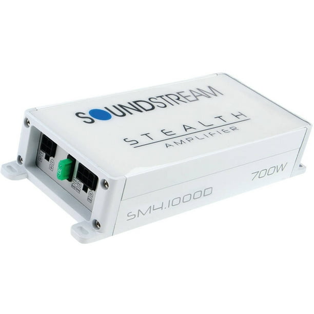Soundstream Sm4 1000d Stealth Marine Series Class D Micro Amp 4 Channels 1 000 Watts Walmart Com Walmart Com