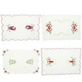 thumbnail image 1 of 4PCS Noël Tapis de Table Décoratif Noël Set de Table de Noël Décor de Table de Noël, 1 of 10