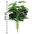 thumbnail image 5 of TETOU 2Pcs Artificial Palm Plants Leaves, 28" Tropical Greenery Bush Imitation, Faux Fake Palm Tree Leaf for Home Kitchen Party Flowers Arrangement Wedding Decor, 5 of 7