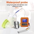 thumbnail image 4 of MesaSe Chicken Steak Digital Display Cooking Thermometer Grilling Frying Waterproof Wireless Temperature Meter Timer Measuring Probe, 4 of 8