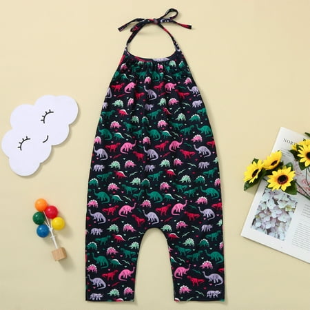 

Girls Jumpsuits Romper Toddler Kids Baby Sleeveless Summer Romper Jumpsuit Playsuit Clothes 1-6Y