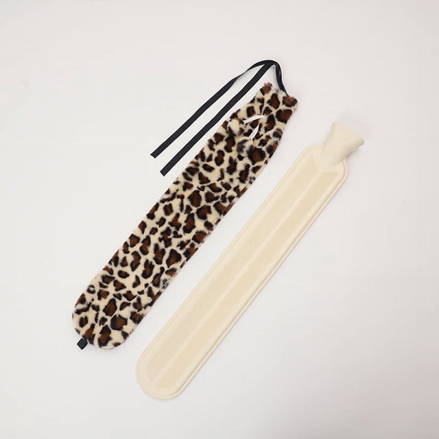 Bolsa de agua caliente BS bolsa de agua caliente de dibujos animados Reino Unido calentador de manos de peluche navideño bolsa de agua caliente con relleno de agua larga