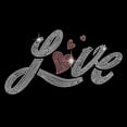thumbnail image 3 of Love Crystal Rhinestone Heat Transfer Happiness Letters Rhinestone Iron on Hotfix Transfer Decal Applique for T-Shirt Vest Shoes Jacket Decor Clothing DIY Accessories, 3 of 9