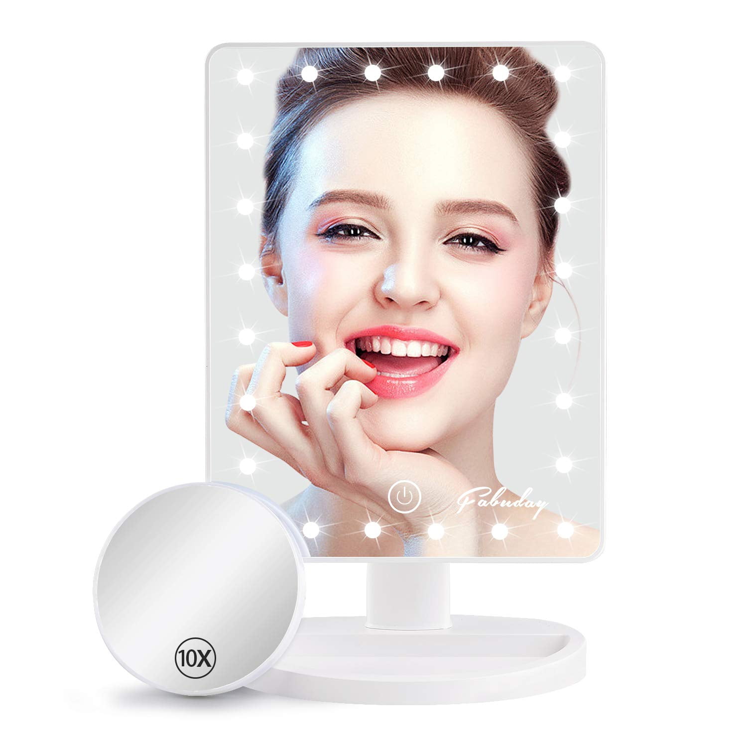 Makeup Mirrors with Lights Fabuady Lighted Makeup Mirror with