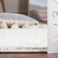 thumbnail image 4 of SAFAVIEH Mason Mansel Medallion Polyester Area Rug, Beige/Dark Gray Ivory, 6'3" x 6'3" Square, 4 of 7