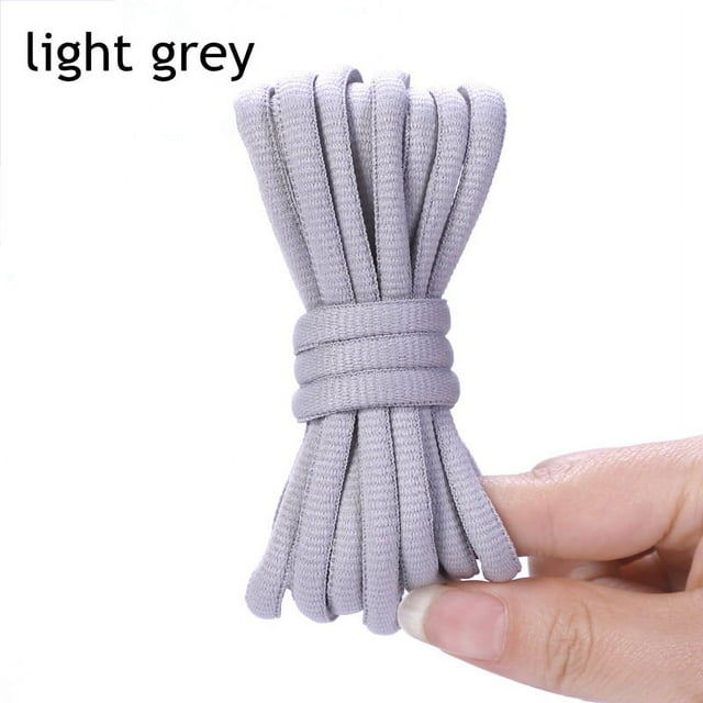 Oval Half Round Athletic Shoe Laces for Running Sneakers - Durable Fade-Resistant - 1 Pair