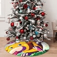 thumbnail image 7 of Lsque Pikmin Print Christmas Tree Skirt, Tree Skirt with Ties or Velcro, Perfect for Holiday Decorations, Halloween, and New Year-48", 7 of 7