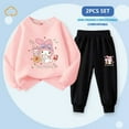 thumbnail image 4 of Anime Sanrio Kuromi Kawaii Children's Clothing 2Pcs Set Cinnamoroll My Melody Cute Autumn Sportswear Girls Cartoon Casual Wear, 4 of 4