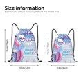 thumbnail image 2 of Pofeuu Monster High pour Sac à Cordon 210D Résistant à l'Eau Design Pliable Compact Essentiels de Voyage Gym Yoga Léger Sac à Main-Moyen, 2 of 6