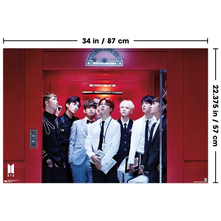 BTS - The Most Beautiful Moment in Life pt. 1 Wall Poster, 22.375