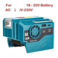 thumbnail image 2 of 18V Battery Outdoor Portable Inverter 200W AC 120- Modified Sine Wave Power Adapter ,Easy to Use, 2 of 7