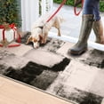 thumbnail image 4 of Bleum Cade Modern Abstract Area Rugs 2x3 Entryway Rug,Non Slip Washable Door Mat Outdoor Indoor Welcome Mat for Entrance,Brown, 4 of 11