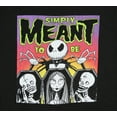 thumbnail image 4 of The Nightmare Before Christmas Men's Jack And Sally Simply Meant To Be Adult T-Shirt, 4 of 7