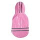 thumbnail image 1 of Impermeable con capucha y reflectante para perros, ideal para días lluviosos, talla S (rosa), 1 of 7