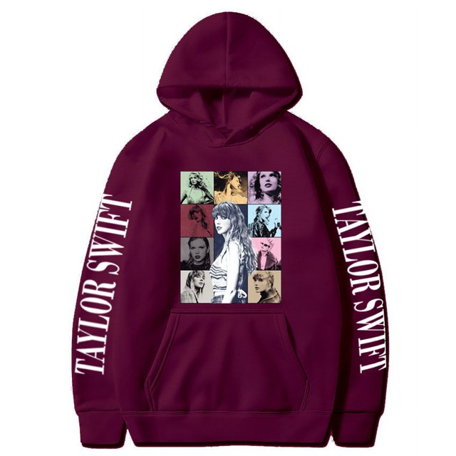 Taylor Swift Men'S And Women'S Casual Sports Hooded Sweatshirt Loose Thread Bottom Hem Sweatshirt Jacket