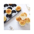 thumbnail image 4 of 3 Molde Charola 12 Cupcakes Acero Anti- Adherente Repostería Negro, 4 of 4