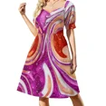 thumbnail image 1 of Bandera lesbiana Color Splash vestido sin mangas vestido vendaje vestidos de noche vestidos de noche para mujer vestido de mujer, 1 of 5