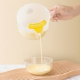 thumbnail image 4 of HengDidi Multi-Purpose Mixing Bowl with Spout & Measurement Marks - Non-Slip Grip, Oil Separator Design for Baking, Soup, Salad, Durable (13.6x10.2cm), 4 of 5