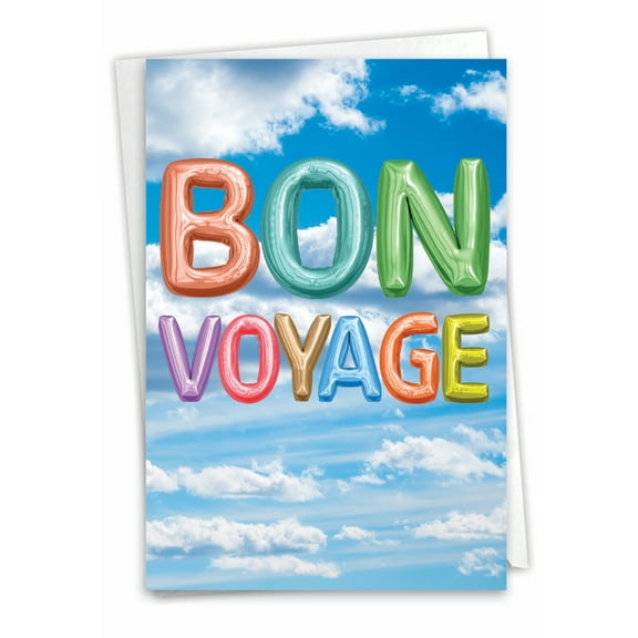 1 Bon Voyage Card with Envelope - Messages C5651QBVG