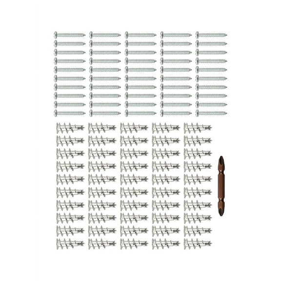 Zinc Self Drilling Drywall Anchors, Hollow Wall Anchors And Screws Kit,