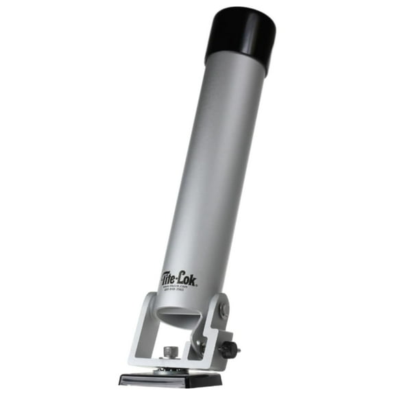 Rod Holder with 5602 Plate Mount - Adjustable Fishing Rod Rack for Planer Boards, Downriggers & Outriggers - 360° Rotation, 10.5" Deep Tube, 2.25"x2.25" Base