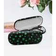 thumbnail image 4 of WIRESTER Durable Hard Clamshell Eyeglass Case with Microfiber Cloth - Shamrock Clover Leaves, 4 of 6