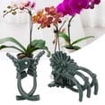 thumbnail image 2 of 200Pcs Flower Shaped Plant Clip Orchid Stems Fixing Support Clips Garden Tool AccessoriesGreen, 2 of 6