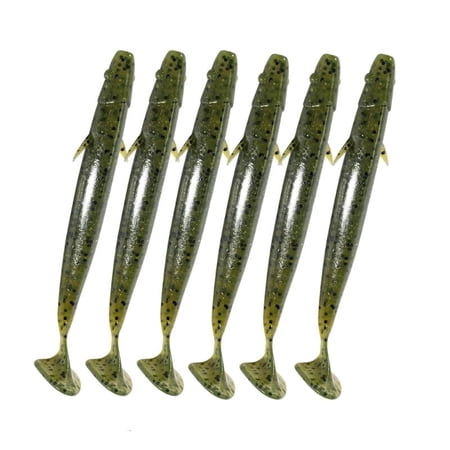 CEORPER Soft Silicone Fishing Lures 10.2g 10.6cm Paddle Tail Swimbaits Fishing Lures