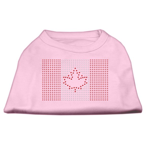 Pet Dog  Cat Shirt Rhinestone, "Canadian Flag"
