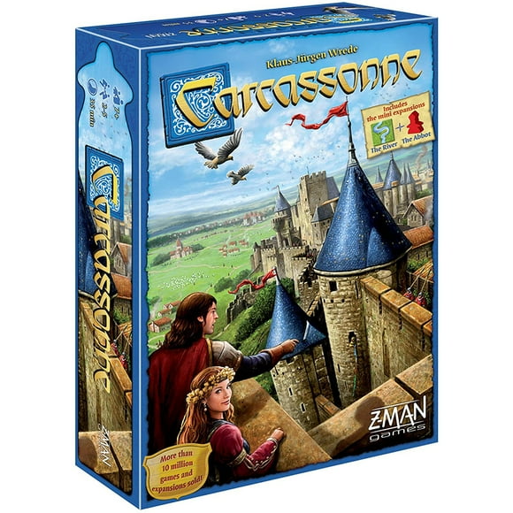Carcassonne Brädspel Familjefest Brädspel Extensible Brädspel pour 2-5 Pcs