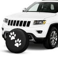 thumbnail image 2 of KAKALAD Paw print 022 Spare Tire Cover Universal Car Vehicle Tools For Rv SUV Truck Camper Travel Trailer Accessories Buckle 14” Inch, 2 of 6
