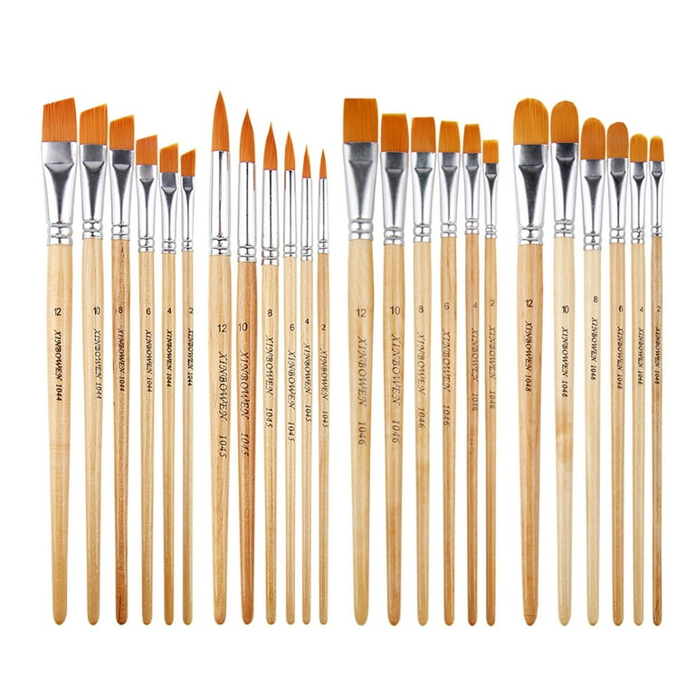 6x Paint Brush Pen Set Artists Paint Brush Set for Acrylic Painting  Beginner