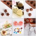 thumbnail image 3 of Fondant Moule Ensemble Assorti 6PCS Antiadhésif Facile Libérer Bonbons Moule Moule de Chocolat, 3 of 6