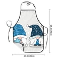 thumbnail image 2 of Pofeuu Snow Gnome for Winter Print Aprons with Pockets, Cute Aprons for Kitchen, Cooking, Server, Barber, Chef Apron, 2 of 7