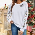 thumbnail image 2 of ZACPNCV Christmas Sweater Women Reindeer Graphic Sweatshirts Oversized Christmas Tree Sweaters Xmas Pullover Tops, 2 of 7