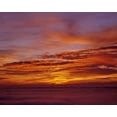 thumbnail image 2 of Terrill, Steve 18x15 White Modern Wood Framed Museum Art Print Titled - Sunset over the ocean from Cape Perpetua, OR, USA, 2 of 4