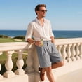 thumbnail image 6 of GINGTTO Men's Casual Golf Shorts, Lightweight Quick Dry Stretch Shorts With Pockets, For Summer Outdoor Business Daily Wear, 6 of 8