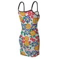 thumbnail image 6 of Ladies Elegant Sling Sleeveless Sexy Dress floral, 6 of 6