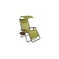 thumbnail image 2 of Bliss Hammocks 30" Wide XL Zero Gravity Chair w/ Canopy, Pillow, & Drink Tray Folding Outdoor Lawn, Deck, Patio Adjustable Lounge Chair, 360 lbs. Capacity, Weather and Rust Resistant, Sage Green, 2 of 3