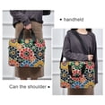 thumbnail image 6 of FORMRS 16" Laptop Sleeve Bag Carrying Case with Handle Travel Shoulder Briefcase, Dark Floral, 6 of 8