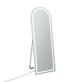 thumbnail image 3 of Impressions Vanity Stage Lite Arch Full Length Vanity Mirror with Lights (Silver), 3 of 5