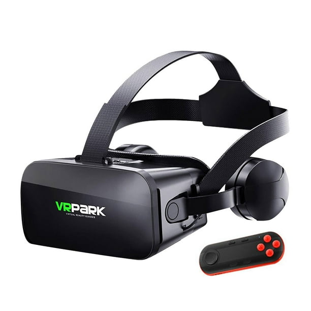 Casque Realite Virtuelle avec Contrôleur et Écouteurs,Casque Virtuelle  Réalité pour Telephone pour Films 3D Jeux Vidéo,Casque VR Smartphone pour  4,7 à 7,2 Pouces Tout,Cadeaux de Noël pour Les Enfants : :  High-Tech