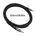 thumbnail image 5 of YIEMEEN Practical 1.5 Meter 3.5mm Male to Male Sound Line Speaker Power Cable for Sound, 5 of 8